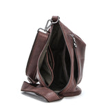 Black angel fashion trend leather men's Messenger bag multi-function casual street tide bag men's bag cross-border generation