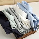 High support long velvet case wrinkles casual men Slim long sleeve shirt