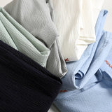 High support long velvet case wrinkles casual men Slim long sleeve shirt
