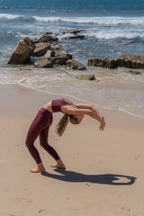 Women's Seacell Leggings - Burgundy