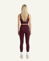 Women's Seacell Leggings - Burgundy-2