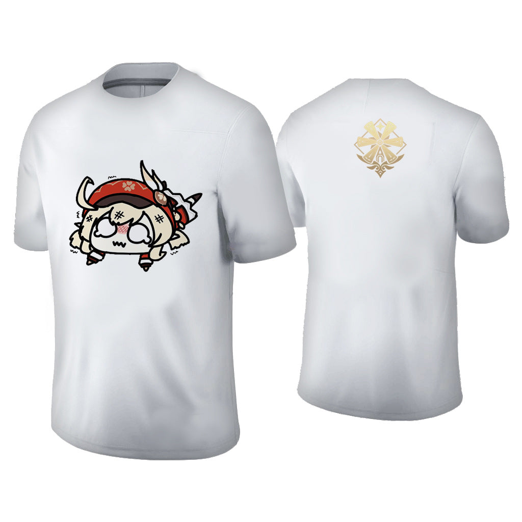 Cross-border new anime T men and women 2021 Summer short-sleeved adolescent 3D clothing