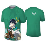 Cross-border new anime T men and women 2021 Summer short-sleeved adolescent 3D clothing