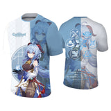 Cross-border new anime T men and women 2021 Summer short-sleeved adolescent 3D clothing