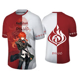 Cross-border new anime T men and women 2021 Summer short-sleeved adolescent 3D clothing