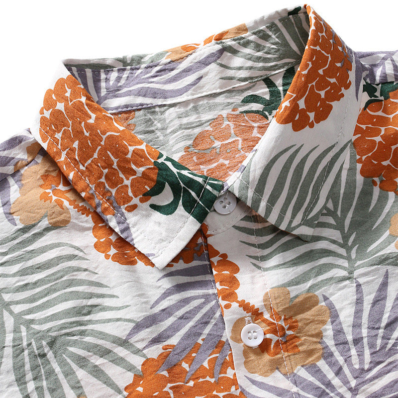 Cross-border Men's Short Sleeve Shirt