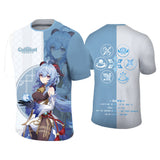 Cross-border new anime T men and women 2021 Summer short-sleeved adolescent 3D clothing