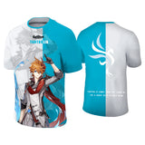 Cross-border new anime T men and women 2021 Summer short-sleeved adolescent 3D clothing