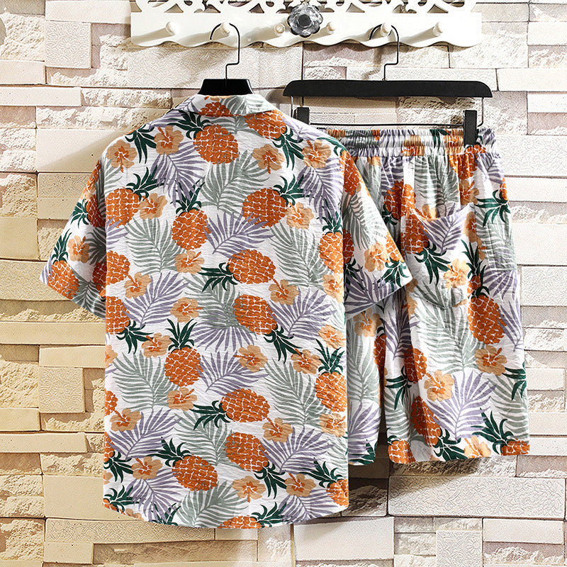 Cross-border Men's Short Sleeve Shirt