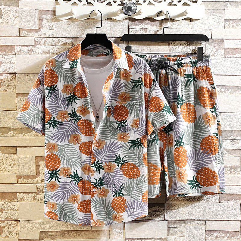 Cross-border Men's Short Sleeve Shirt