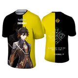 Cross-border new anime T men and women 2021 Summer short-sleeved adolescent 3D clothing